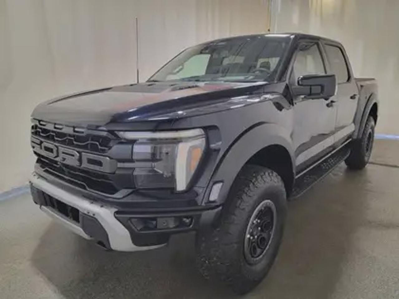 The all-new 2026 Ford F-150 Raptor 802A 37 Performance Package looks fierce and head turning in Antimatter Blue Metallic. This pickup comes with the 3.5L EcoBoost High Output Engine. This remarkable engine not only produces 450 horsepower and 510 ft-lbs of torque, but by leveraging this advanced technology and a 10-speed automatic transmission, this truck is rated to get 15.0L/100km (19 miles per gallon) combined highway/city fuel economy. 

Key Features:
Raptor 37 Unique 17 Cast Aluminum Beadlock Capable Wheels
Carbon Fibre Interior Appliques
Dual Exhaust System w/Dual Tailpipes Under the Rear Bumper
Ford Co-Pilot360 Assist 2.0
Mobile Office Package
Flare Front Fenders w/Air Extractors
Adaptive Cruise Control
360-Degreee Camera
Lane Centering Assist
Evasive Steering Assist
Front Parking Sensors
14 Speaker B&O Sound System
Connected Navigation
Remote Start System
Universal Garage Door Opener
Heated Steering Wheel
Memory Driver Seat
Heated And Ventilated Front Seats
Heated Rear Seats
Engine Block Heater
Twin Panel Moonroof

This vehicle comes with the All-Weather Packageready to take on any season!
Snow, rain, mud, or sunshinethis vehicle is built for it all! The All-Weather Package adds extra protection where it matters most, with premium mud flaps to shield your paint from road debris, all-weather floor mats to protect your interior from lifes messes, and Xpel paint protection to help guard against those infuriating rock chips. Drive with confidence, knowing your investment is protected from Reginas elements.

Bennett Dunlop Ford, proudly serving Regina for over 40 years, is conveniently located at 770 Broad Street. With over 3,500 Google reviews, our reputation reflects our commitment to providing a fast, easy, and enjoyable vehicle-buying experience. We eliminate the hassle with no admin or documentation fees, transparent upfront pricing that lets you shop with total confidence. But were more than just a dealershipwere driven to make a difference by supporting local community initiatives and events that matter to you. Visit Bennett Dunlop Ford today and experience why were Reginas trusted choice for quality vehicles, exceptional service, and a genuine commitment to driving change in our community!