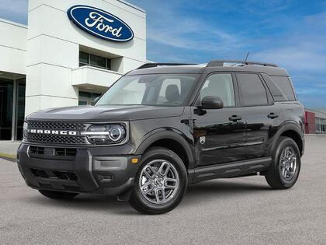 This rugged and refined 2026 Ford Bronco Sport Big Bend 200A stands out in Shadow Black. Built to tackle adventure and city streets alike, this 5-passenger SUV is powered by a 1.5L EcoBoost® engine, delivering 181 horsepower and 190 lb-ft of torque. Coupled with an 8-speed automatic transmission, the Bronco Sport offers impressive fuel efficiency and performance to match your lifestyle.
  
Key Features Include:
Heated Front Seats
13.2 Center Display
8-Way Power Drivers Seat
SYNC® 4 with a 13.2 Color Touchscreen
Ford Co-Pilot360 Assist+ featuring Adaptive Cruise Control with Stop & Go
Terrain Management System with 5 G.O.A.T. Modes
LED Headlamps, Fog Lamps, and Signature Lighting
17 Carbonized Grey-Painted High Gloss Aluminum Wheels
Wireless Apple CarPlay® and Android Auto Compatibility
Privacy Glass
Intelligent Access with Push-Button Start

This vehicle comes with the All-Weather Packageready to take on any season!
Snow, rain, mud, or sunshinethis vehicle is built for it all! The All-Weather Package adds extra protection where it matters most, with premium mud flaps to shield your paint from road debris, all-weather floor mats to protect your interior from lifes messes, and Xpel paint protection to help guard against those infuriating rock chips. Drive with confidence, knowing your investment is protected from Regina's elements.

Bennett Dunlop Ford, proudly serving Regina for over 40 years, is conveniently located at 770 Broad Street. With over 3,500 Google reviews, our reputation reflects our commitment to providing a fast, easy, and enjoyable vehicle-buying experience. We eliminate the hassle with no admin or documentation fees, transparent upfront pricing that lets you shop with total confidence. But were more than just a dealershipwere driven to make a difference by supporting local community initiatives and events that matter to you. Visit Bennett Dunlop Ford today and experience why were Reginas trusted choice for quality vehicles, exceptional service, and a genuine commitment to driving change in our community!