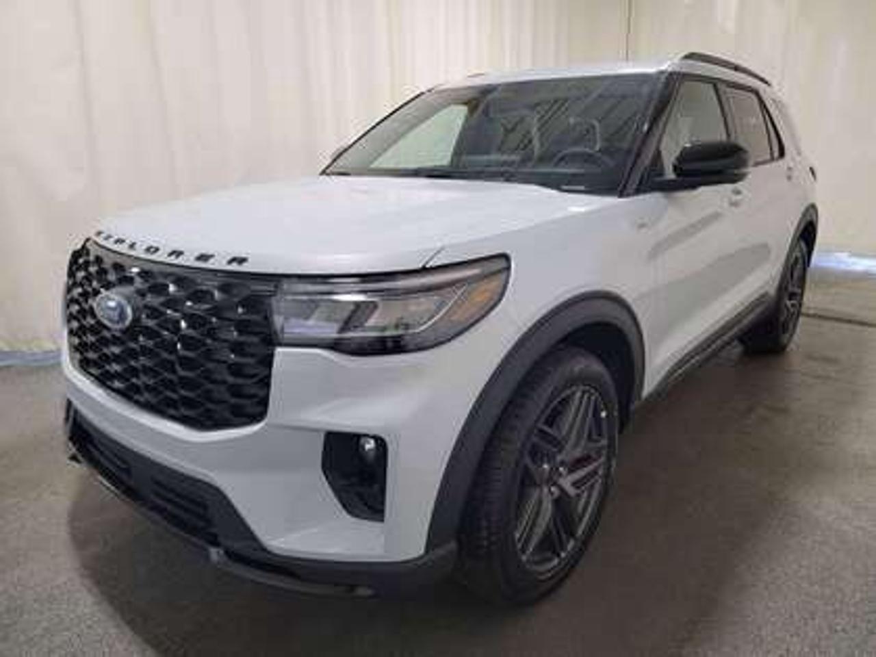 The 2026 Ford Explorer ST-Line 300A 4WD, finished in stunning Space White Metallic. Powered by the efficient and robust 2.3L EcoBoost® engine paired with a 10-speed automatic transmission, this SUV delivers an exhilarating 300 horsepower and 310 ft-lbs of torque, while maintaining exceptional 10.4L/100km (27 miles per gallon) combined highway/city fuel economy.

Key Features:
Class III Trailer Tow Package
360-Degree Camera 
Ford Co-Pilot360 Assist 2.0 
Adaptive Cruise Control 
Evasive Steering Assist
13.2 Touchscreen 
Apple CarPlay® 
Android Auto
Unique ST-Line interior with red stitching
Heated front Captains Chairs
BLIS® (Blind Spot Information System) with Cross-Traffic Alert.
Lane-Keeping System 
Rear View Camera with Reverse Brake Assist
Engine Block Heater
Premium Package
ST Line Street Pack

This vehicle comes with the All-Weather Packageready to take on any season!
Snow, rain, mud, or sunshinethis vehicle is built for it all! The All-Weather Package adds extra protection where it matters most, with premium mud flaps to shield your paint from road debris, all-weather floor mats to protect your interior from lifes messes, and Xpel paint protection to help guard against those infuriating rock chips. Drive with confidence, knowing your investment is protected from Regina's elements.

Bennett Dunlop Ford, proudly serving Regina for over 40 years, is conveniently located at 770 Broad Street. With over 3,500 Google reviews, our reputation reflects our commitment to providing a fast, easy, and enjoyable vehicle-buying experience. We eliminate the hassle with no admin or documentation fees, transparent upfront pricing that lets you shop with total confidence. But were more than just a dealershipwere driven to make a difference by supporting local community initiatives and events that matter to you. Visit Bennett Dunlop Ford today and experience why were Reginas trusted choice for quality vehicles, exceptional service, and a genuine commitment to driving change in our community!