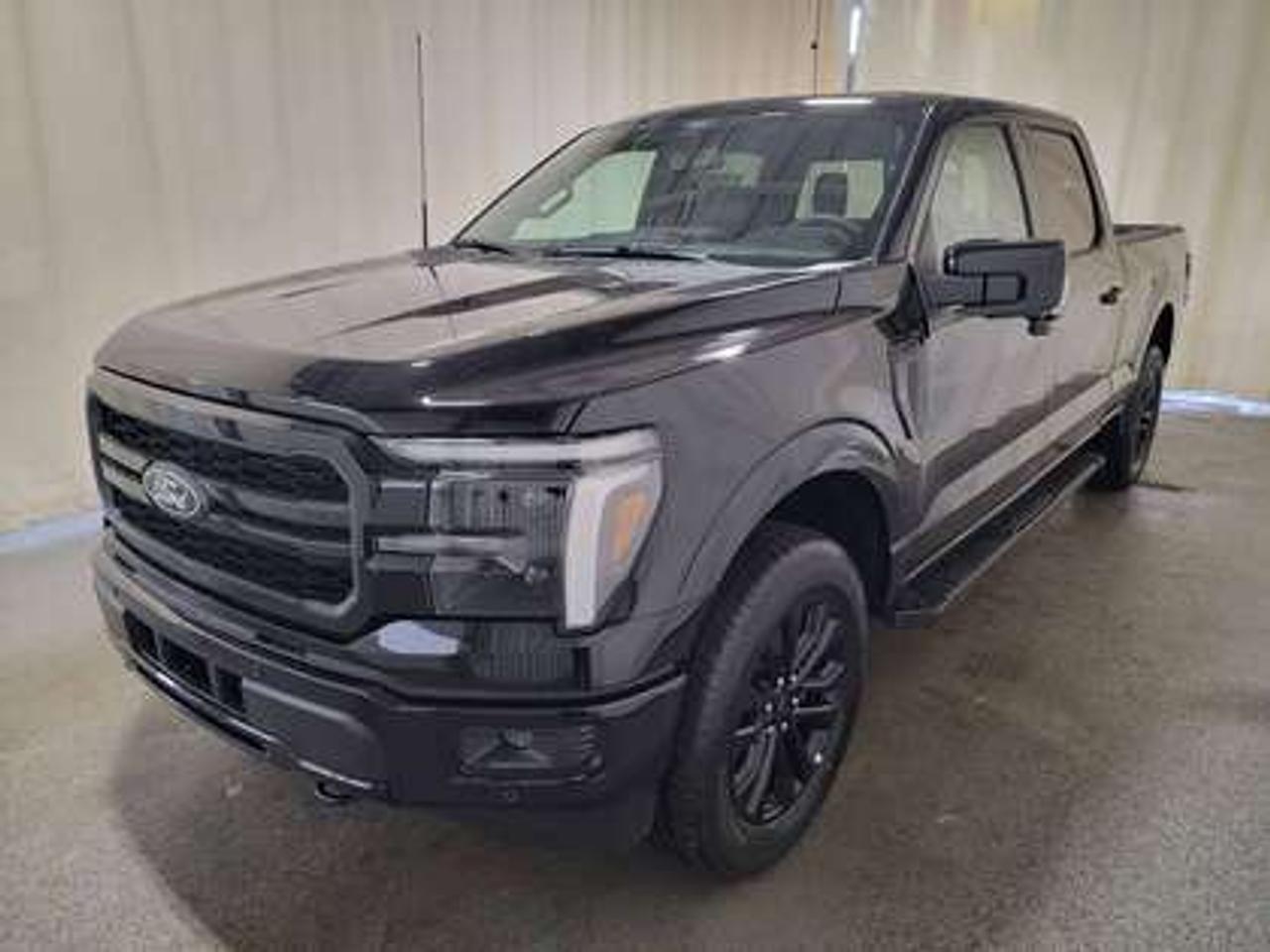 This all-new 2026 Ford F-150 Lariat is showcased in the elegant Agate Black Metallic. Equipped with the powerful 5.0L V8 engine, it produces 400 horsepower and 500 lb-ft of torque. Paired with a 10-speed automatic transmission, this truck is built to deliver excellent fuel efficiency giving it a combined highway/city rating of 12.8L 100/km (22 miles per gallon).

Key Features:
Ford Co-Pilot360 Assist 2.0
Adaptive Cruise Control
360-Degreee Camera
Lane Centering Assist
Evasive Steering Assist
Front Parking Sensors
14 Speaker B&O Sound System
Connected Navigation
Remote Start System
Universal Garage Door Opener
Heated Steering Wheel
Memory Driver Seat
Heated And Ventilated Front Seats
Lariat Black Appearance Package
Engine Block Heater
Tow/Haul Package
Bed Utility Package

This vehicle comes with the All-Weather Packageready to take on any season!
Snow, rain, mud, or sunshinethis vehicle is built for it all! The All-Weather Package adds extra protection where it matters most, with premium mud flaps to shield your paint from road debris, all-weather floor mats to protect your interior from lifes messes, and Xpel paint protection to help guard against those infuriating rock chips. Drive with confidence, knowing your investment is protected from Regina's elements.

Bennett Dunlop Ford, proudly serving Regina for over 40 years, is conveniently located at 770 Broad Street. With over 3,500 Google reviews, our reputation reflects our commitment to providing a fast, easy, and enjoyable vehicle-buying experience. We eliminate the hassle with no admin or documentation fees, transparent upfront pricing that lets you shop with total confidence. But were more than just a dealershipwere driven to make a difference by supporting local community initiatives and events that matter to you. Visit Bennett Dunlop Ford today and experience why were Reginas trusted choice for quality vehicles, exceptional service, and a genuine commitment to driving change in our community!