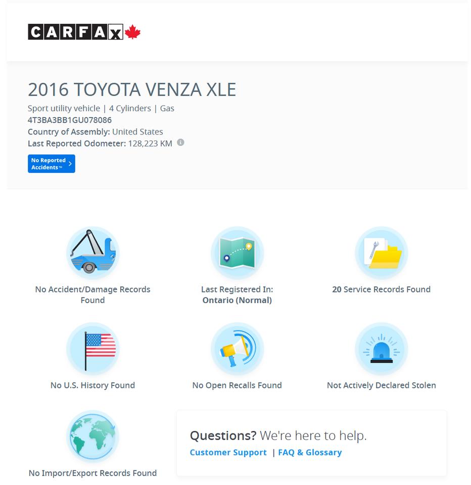 2016 Toyota Venza WGN AWD+CLEAN CARFAX+ROOF+LEATHER Photo