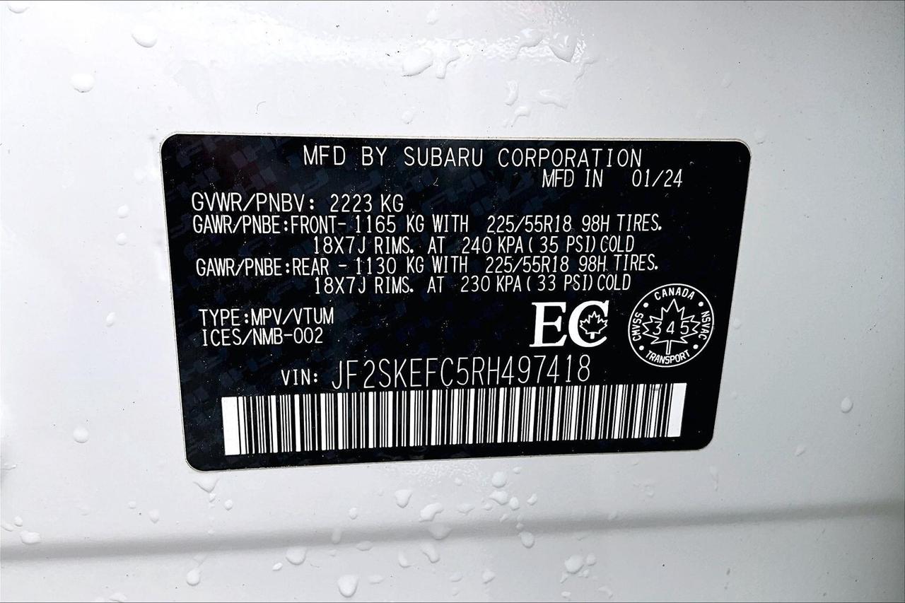 2024 Subaru Forester SPORT AWD   CLEAN CARFAX   POWER TRUNK   SUNROOF Photo