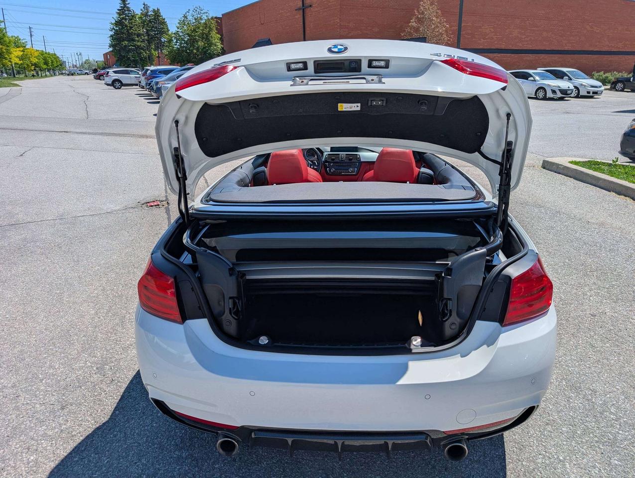 2016 BMW 4 Series xDrive Convertible M Sport Red Leather Interior Photo3