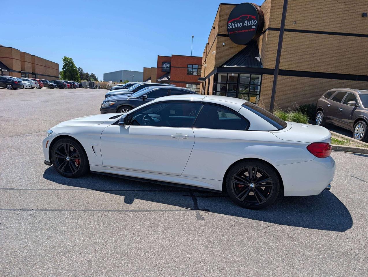 2016 BMW 4 Series xDrive Convertible M Sport Red Leather Interior Photo