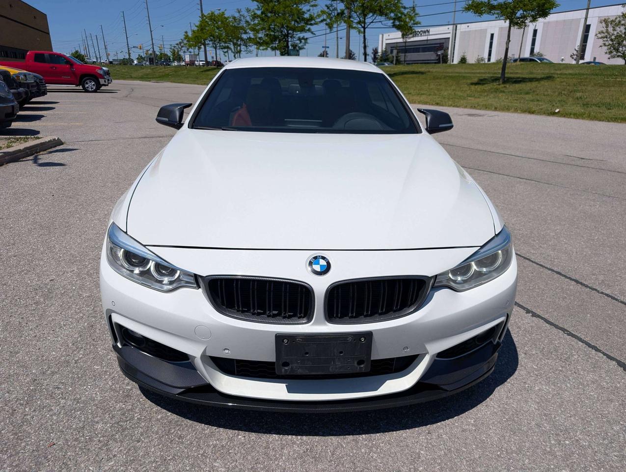 2016 BMW 4 Series xDrive Convertible M Sport Red Leather Interior Photo