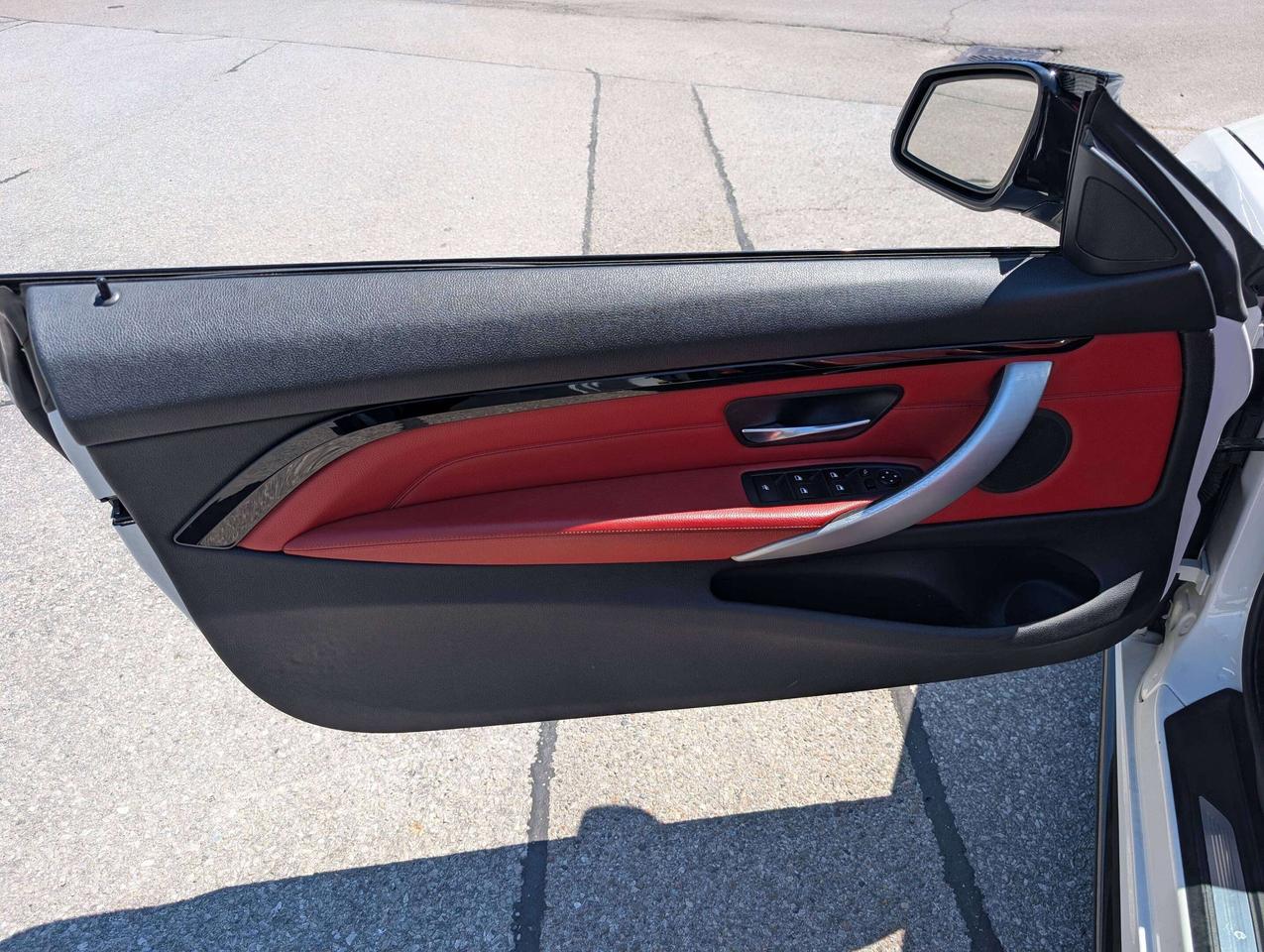2016 BMW 4 Series xDrive Convertible M Sport Red Leather Interior Photo