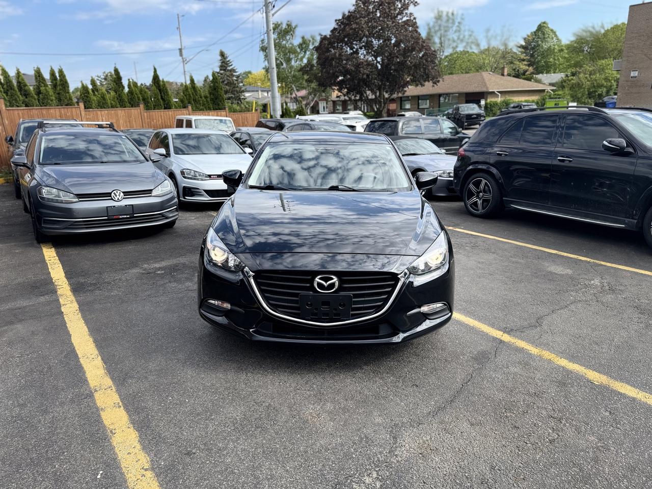 2018 Mazda MAZDA3 6 Speed Manual   Black ON BLACK Photo2
