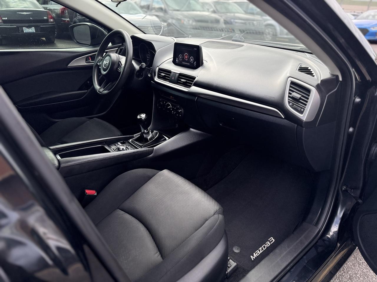 2018 Mazda MAZDA3 6 Speed Manual   Black ON BLACK Photo