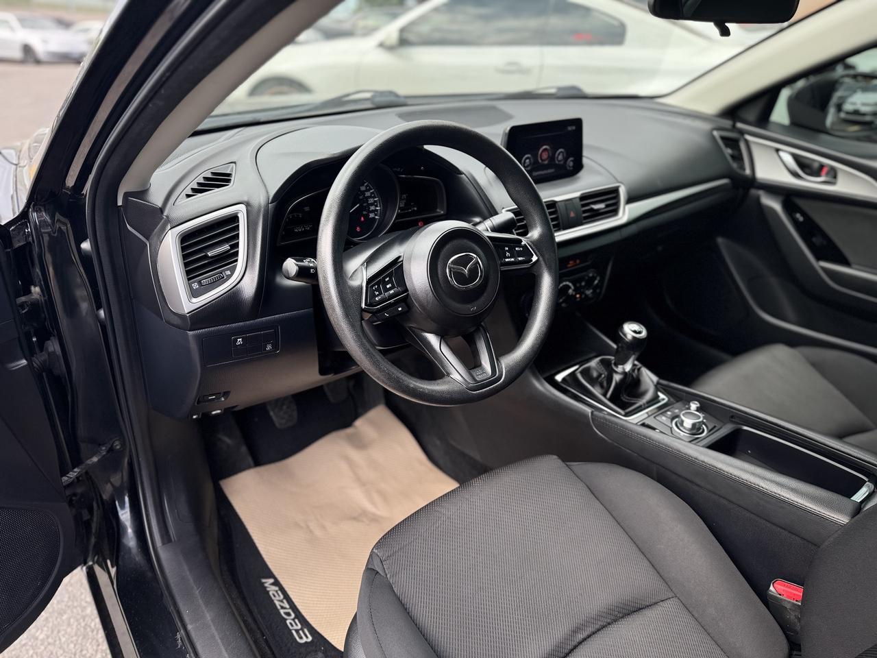 2018 Mazda MAZDA3 6 Speed Manual   Black ON BLACK Photo