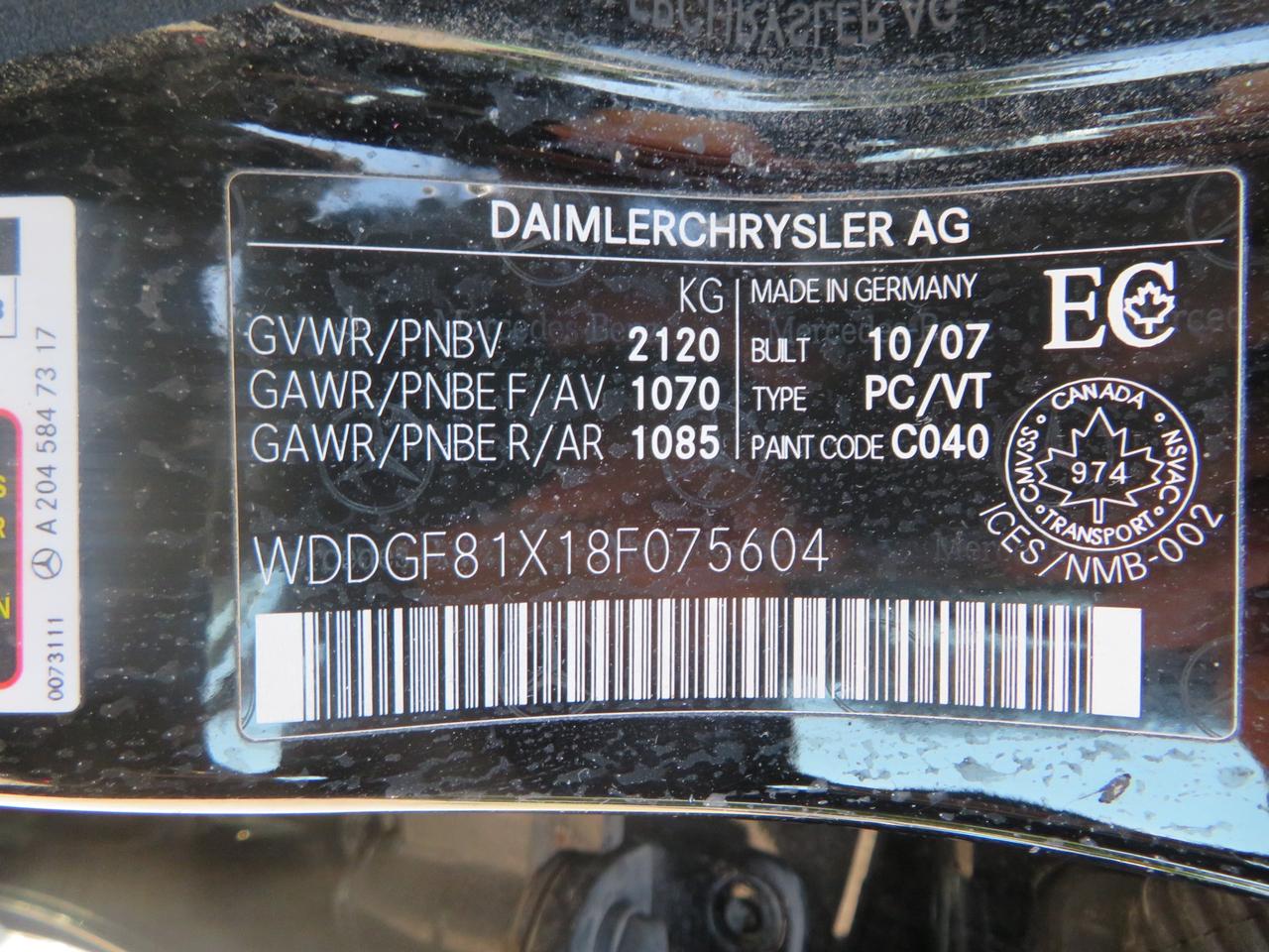 2008 Mercedes-Benz C-Class 4dr Sdn 3.0L 4MATIC Photo