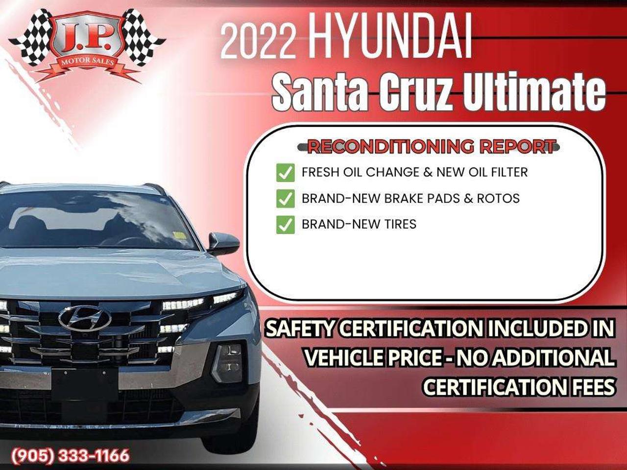 2022 Hyundai Santa Cruz Ultimate Leather Seating Surfaces • Ventilated & Heated Front Seats • Factory Remote Start • Power Sunroof / Moonroof • N Photo