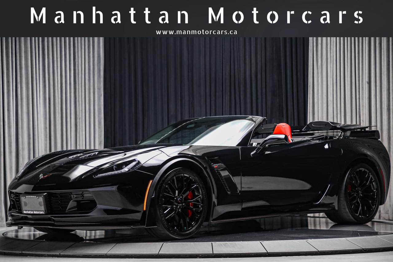 2017 Chevrolet Corvette Z06 3LZ Z07 CONVERTIBLE MANUAL 650HP LOADED REDINT Photo