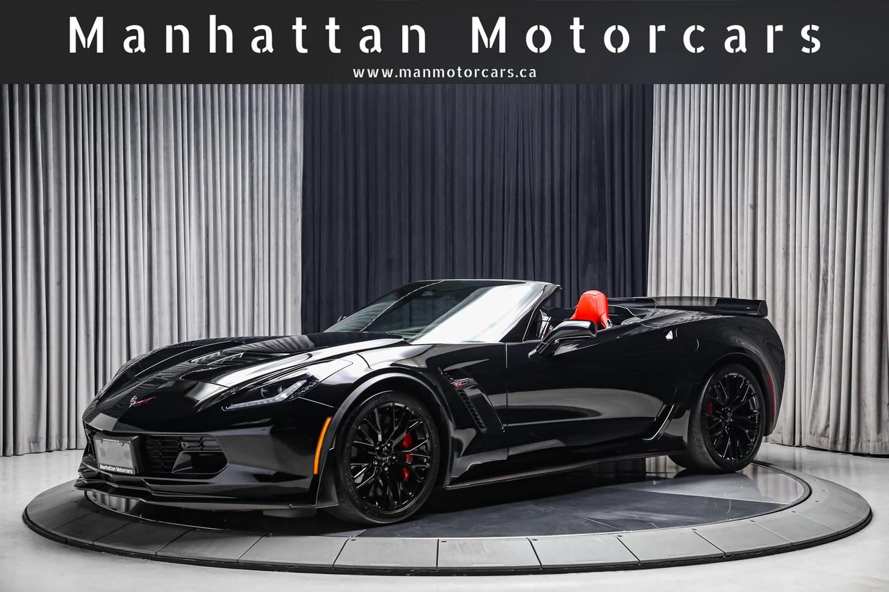 2017 Chevrolet Corvette Z06 3LZ Z07 CONVERTIBLE MANUAL 650HP LOADED REDINT Photo3