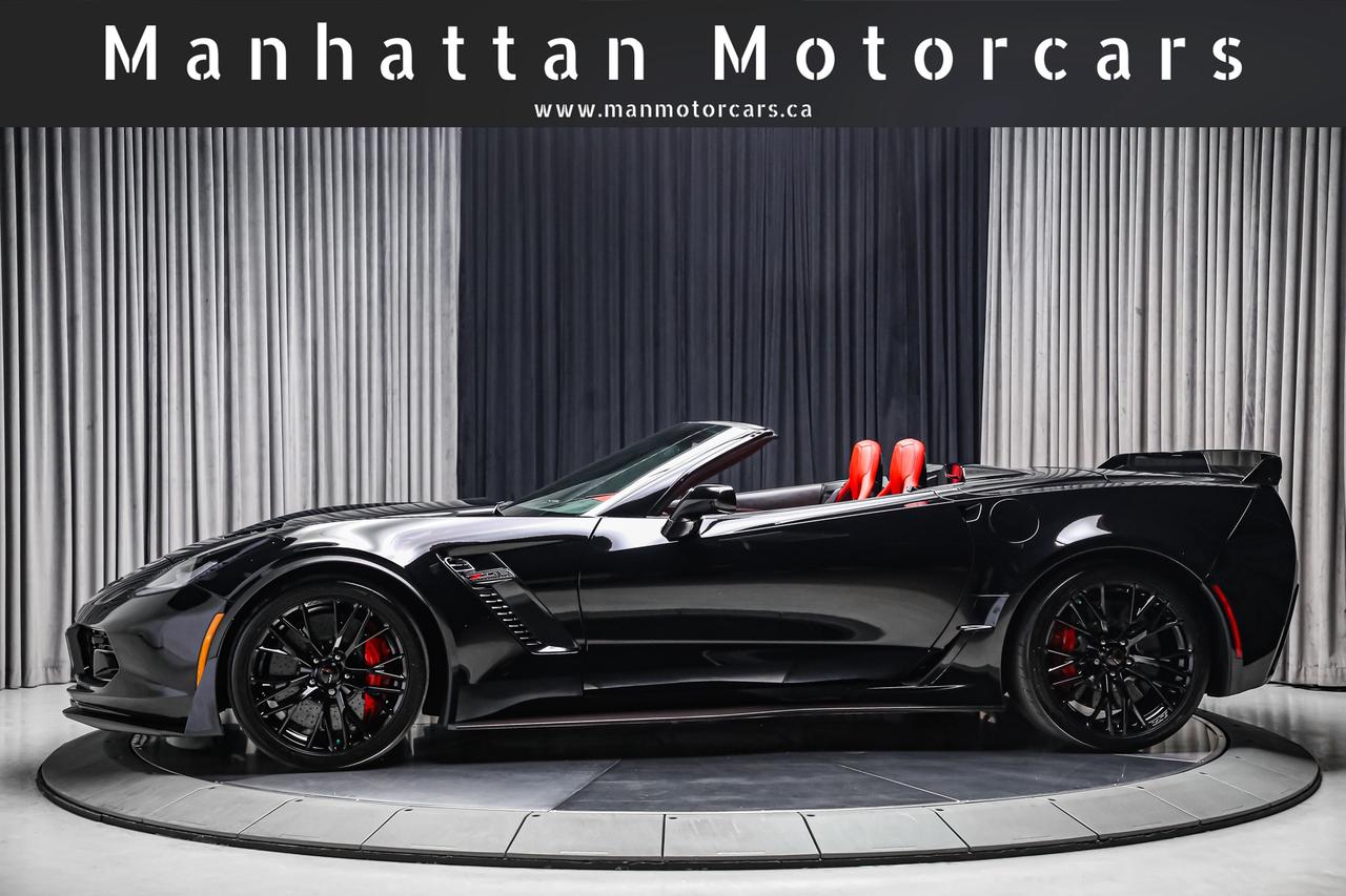 2017 Chevrolet Corvette Z06 3LZ Z07 CONVERTIBLE MANUAL 650HP LOADED REDINT Photo