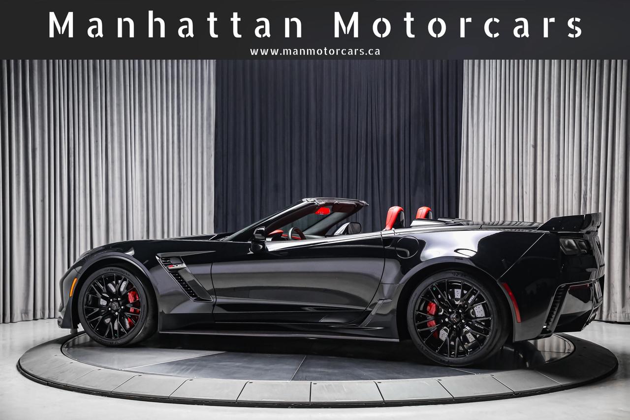 2017 Chevrolet Corvette Z06 3LZ Z07 CONVERTIBLE MANUAL 650HP LOADED REDINT Photo