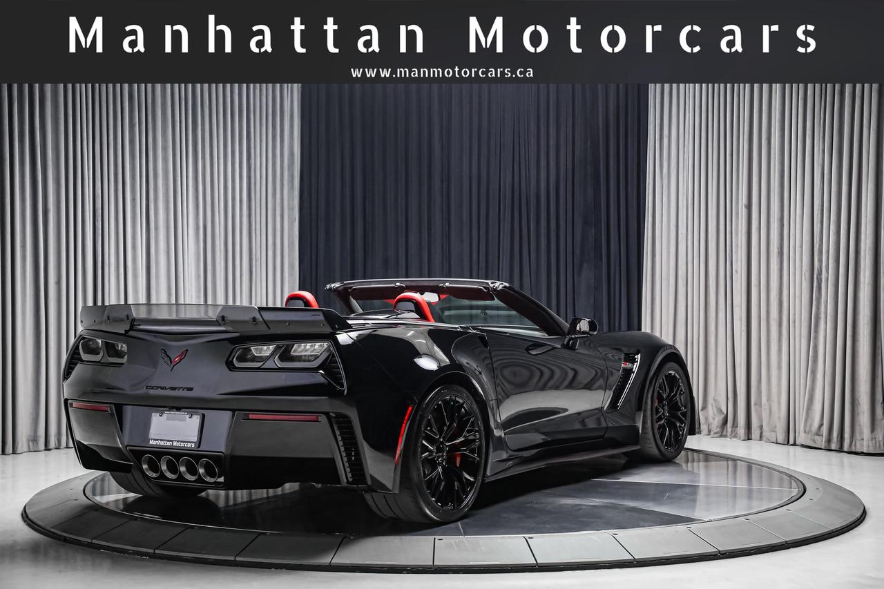 2017 Chevrolet Corvette Z06 3LZ Z07 CONVERTIBLE MANUAL 650HP LOADED REDINT Photo