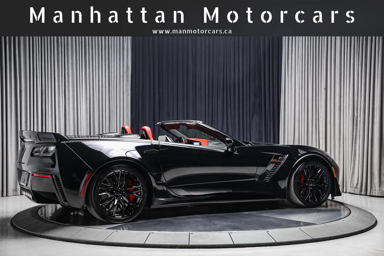 2017 Chevrolet Corvette Z06 3LZ Z07 CONVERTIBLE MANUAL 650HP LOADED REDINT Photo