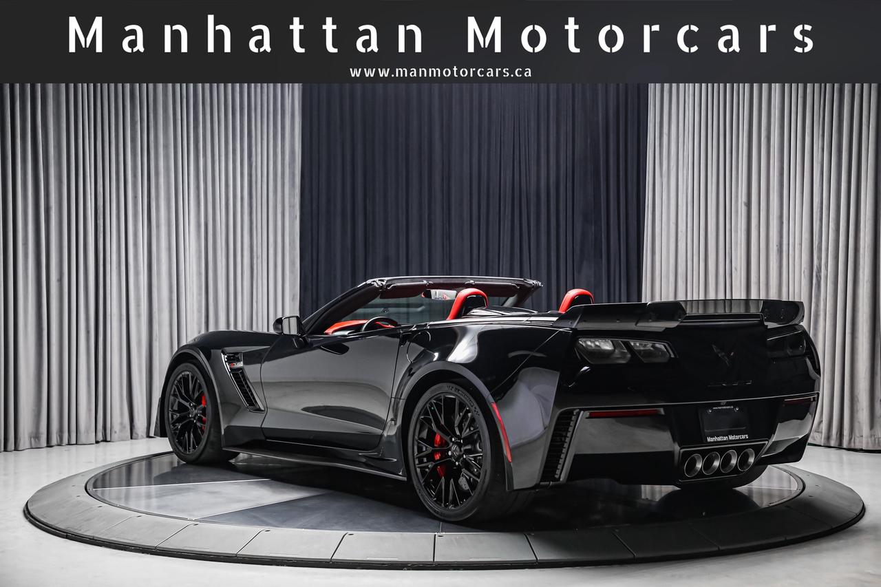 2017 Chevrolet Corvette Z06 3LZ Z07 CONVERTIBLE MANUAL 650HP LOADED REDINT Photo