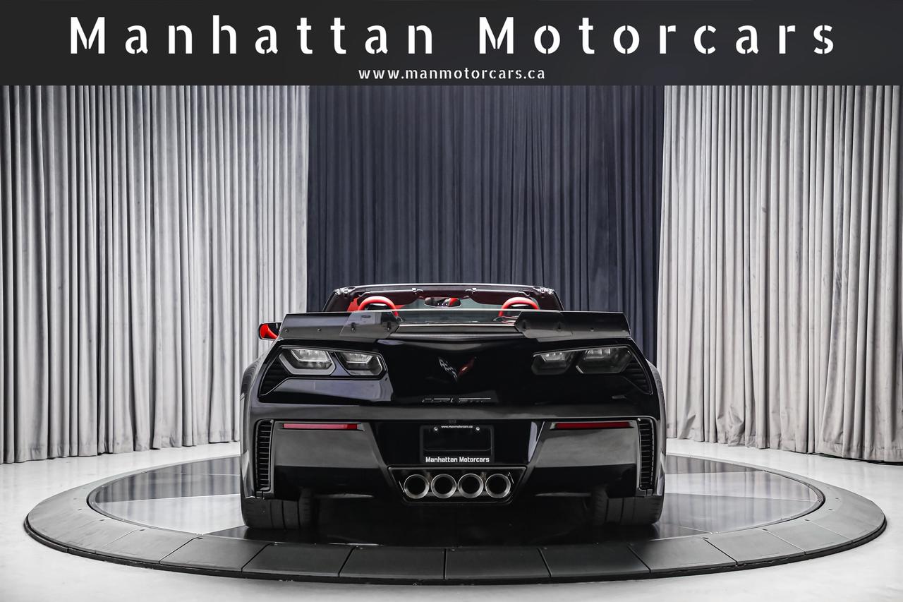 2017 Chevrolet Corvette Z06 3LZ Z07 CONVERTIBLE MANUAL 650HP LOADED REDINT Photo