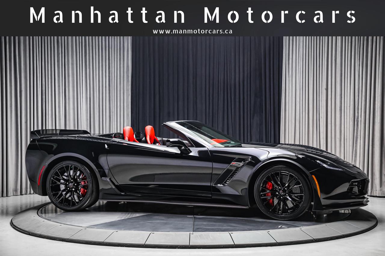 2017 Chevrolet Corvette Z06 3LZ Z07 CONVERTIBLE MANUAL 650HP LOADED REDINT Photo