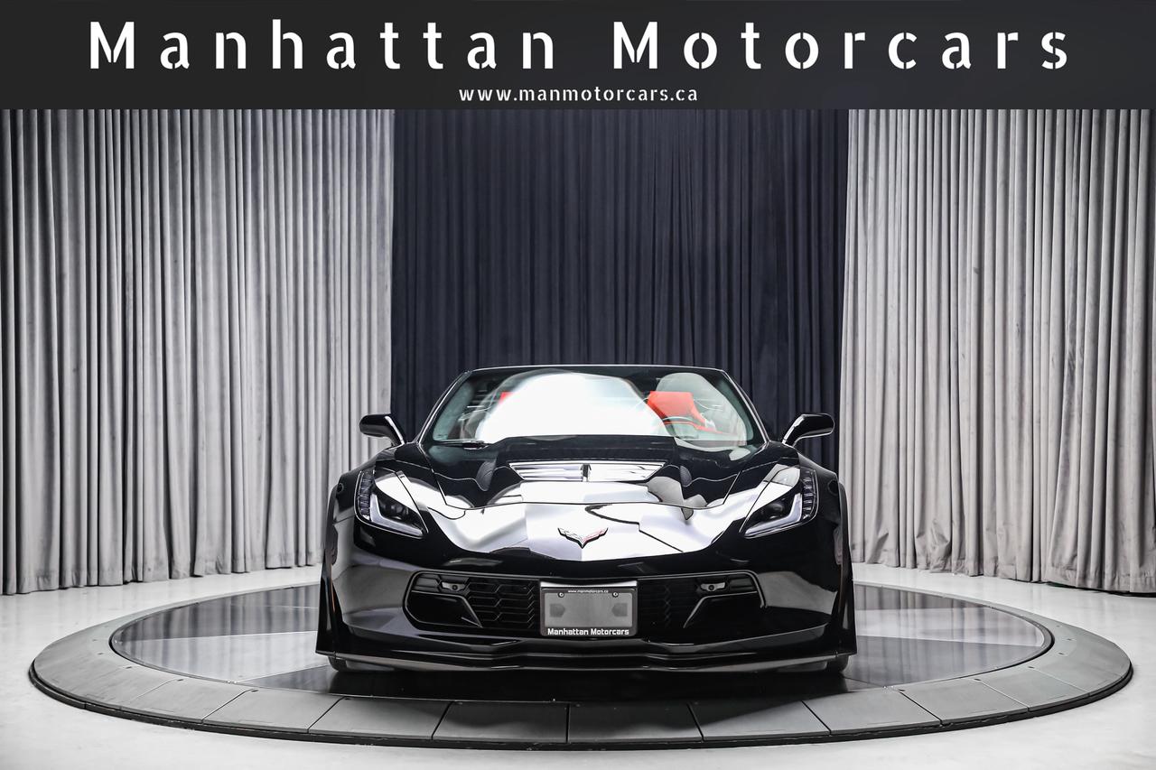 2017 Chevrolet Corvette Z06 3LZ Z07 CONVERTIBLE MANUAL 650HP LOADED REDINT Photo