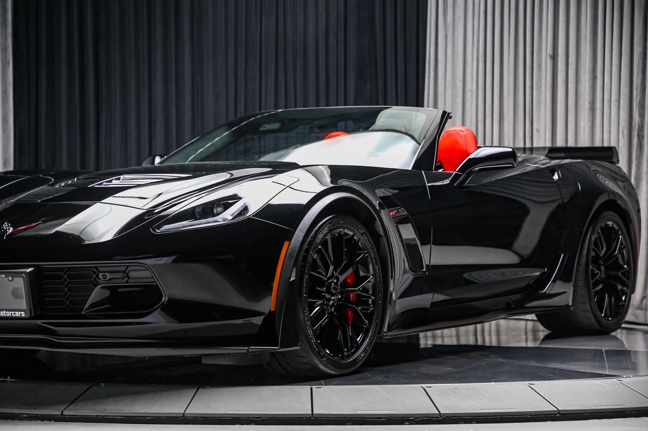 2017 Chevrolet Corvette Z06 3LZ Z07 CONVERTIBLE MANUAL 650HP LOADED REDINT Photo