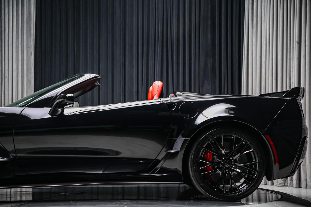 2017 Chevrolet Corvette Z06 3LZ Z07 CONVERTIBLE MANUAL 650HP LOADED REDINT Photo