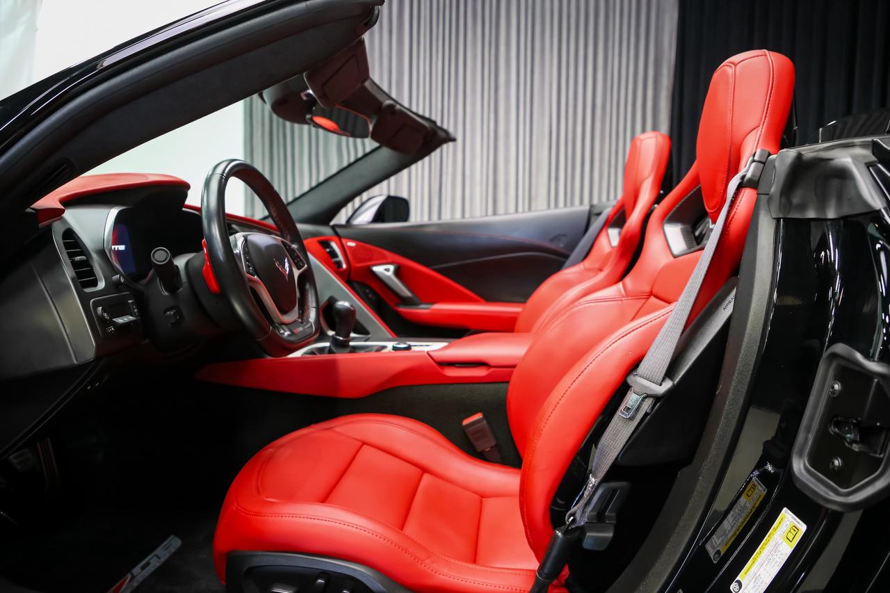 2017 Chevrolet Corvette Z06 3LZ Z07 CONVERTIBLE MANUAL 650HP LOADED REDINT Photo