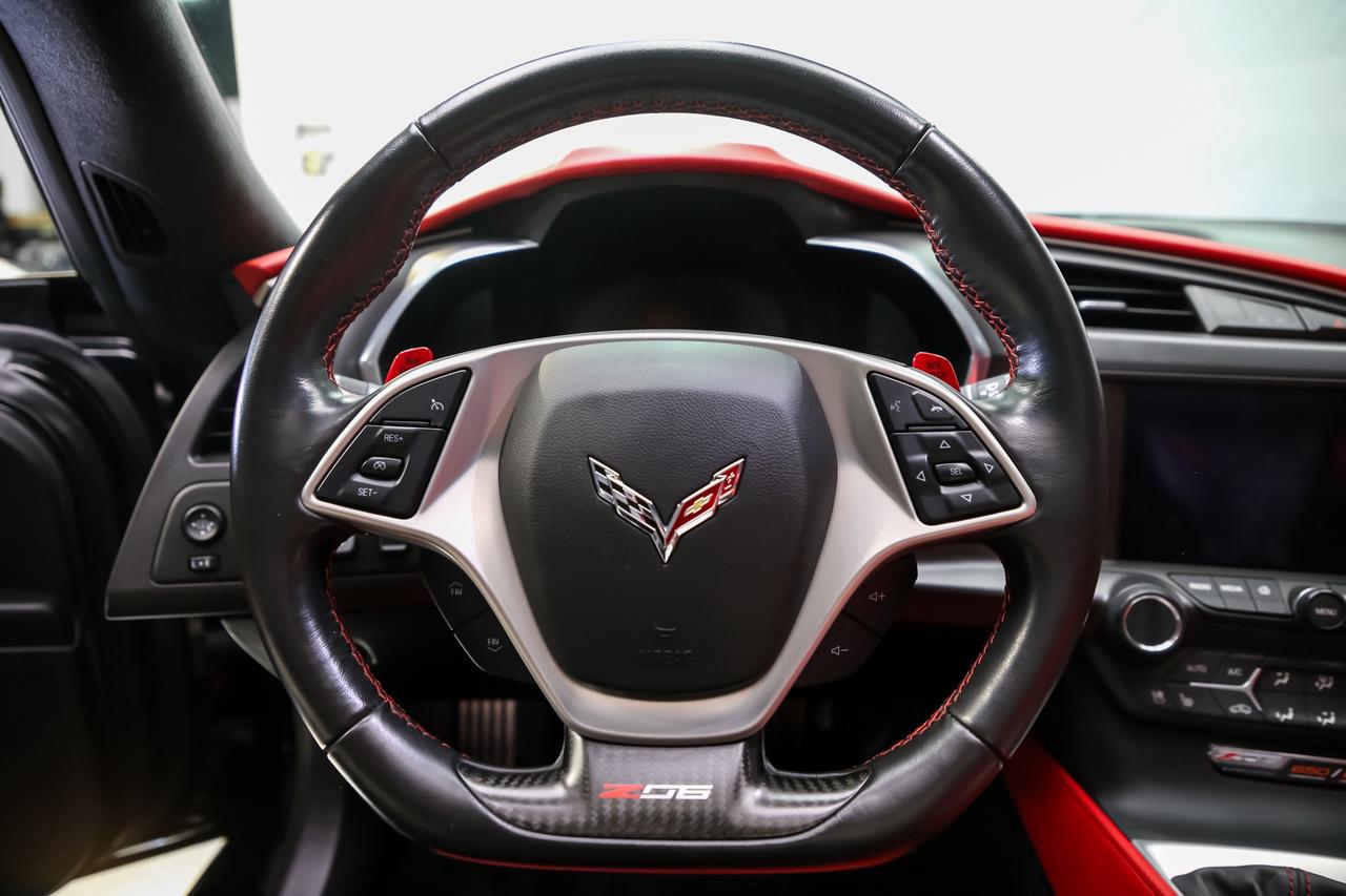 2017 Chevrolet Corvette Z06 3LZ Z07 CONVERTIBLE MANUAL 650HP LOADED REDINT Photo