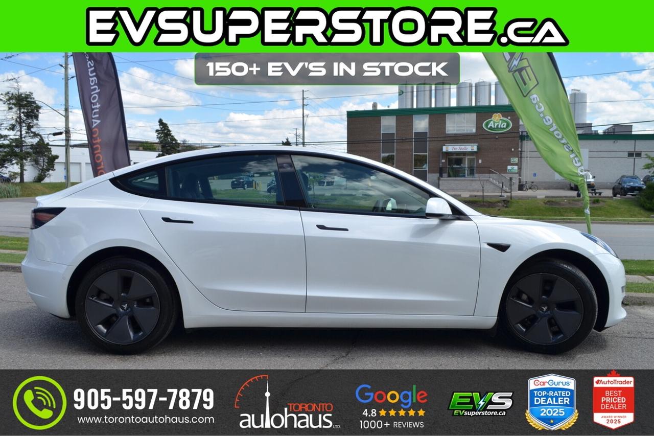 2021 Tesla Model 3 SR+ OVER 100 EV's AT evsuperstore.ca Photo