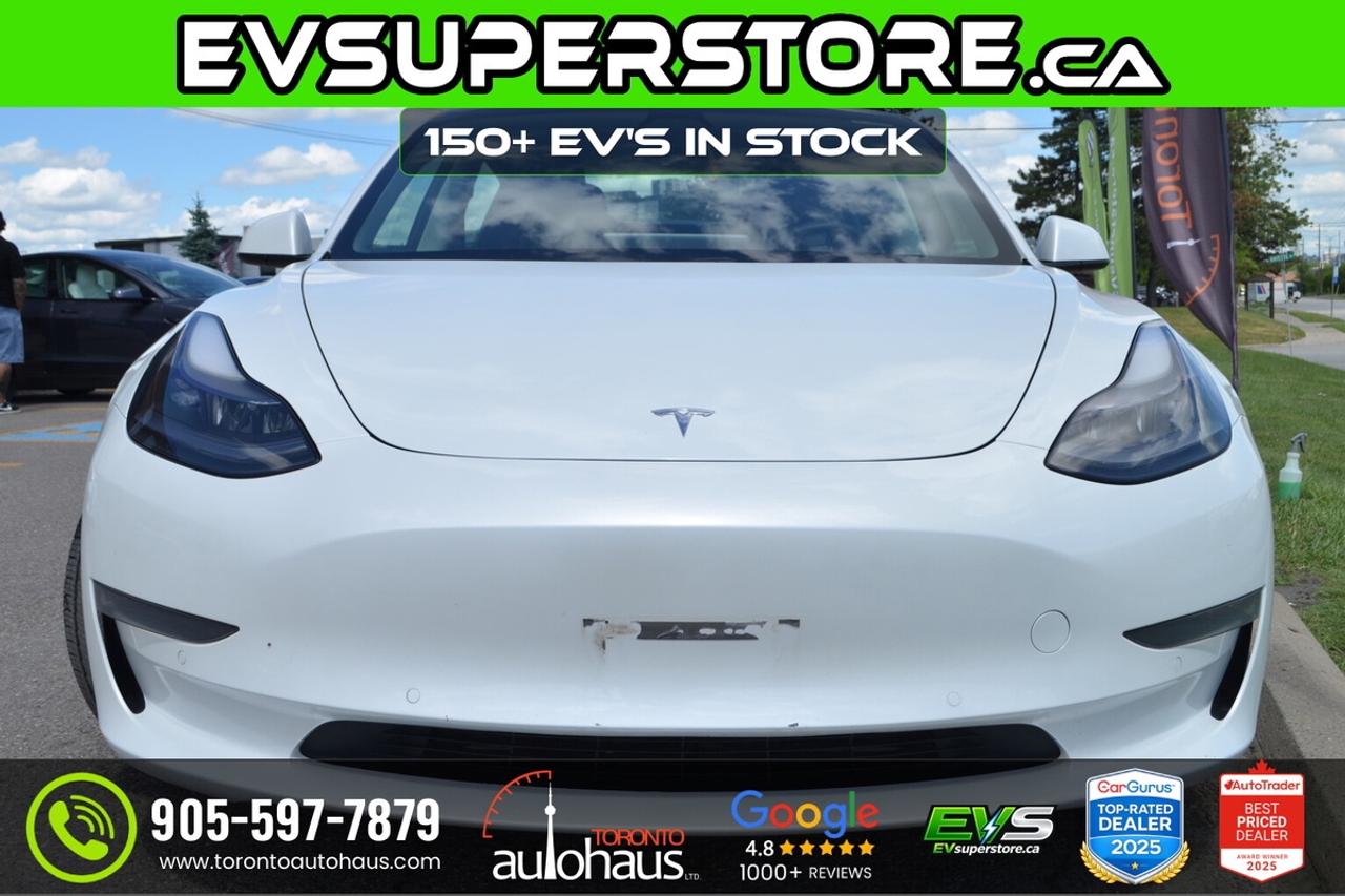 2021 Tesla Model 3 SR+ OVER 100 EV's AT evsuperstore.ca Photo