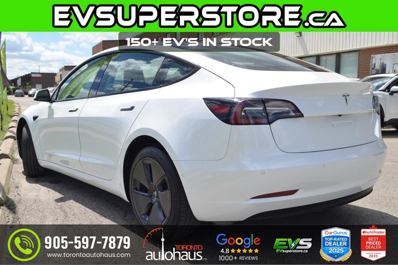 2021 Tesla Model 3 SR+ OVER 100 EV's AT evsuperstore.ca Photo
