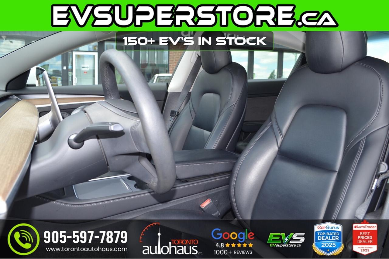 2021 Tesla Model 3 SR+ OVER 100 EV's AT evsuperstore.ca Photo