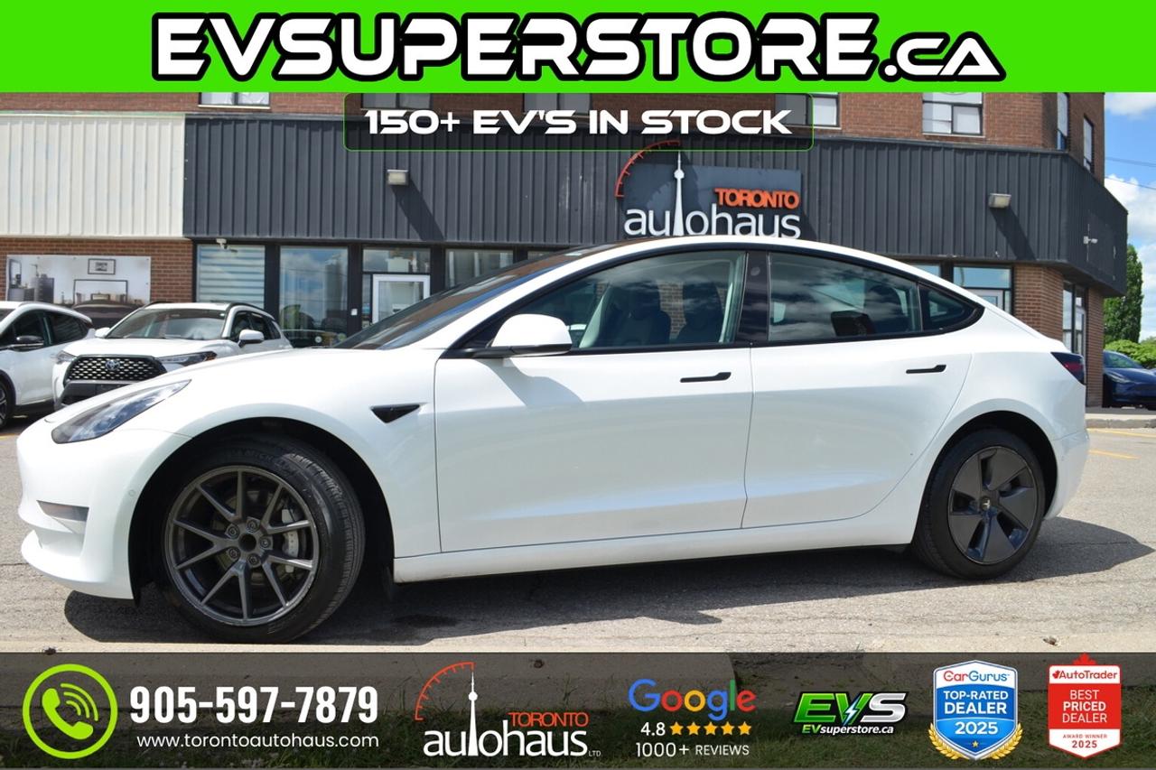 2021 Tesla Model 3 SR+ OVER 100 EV's AT evsuperstore.ca Photo