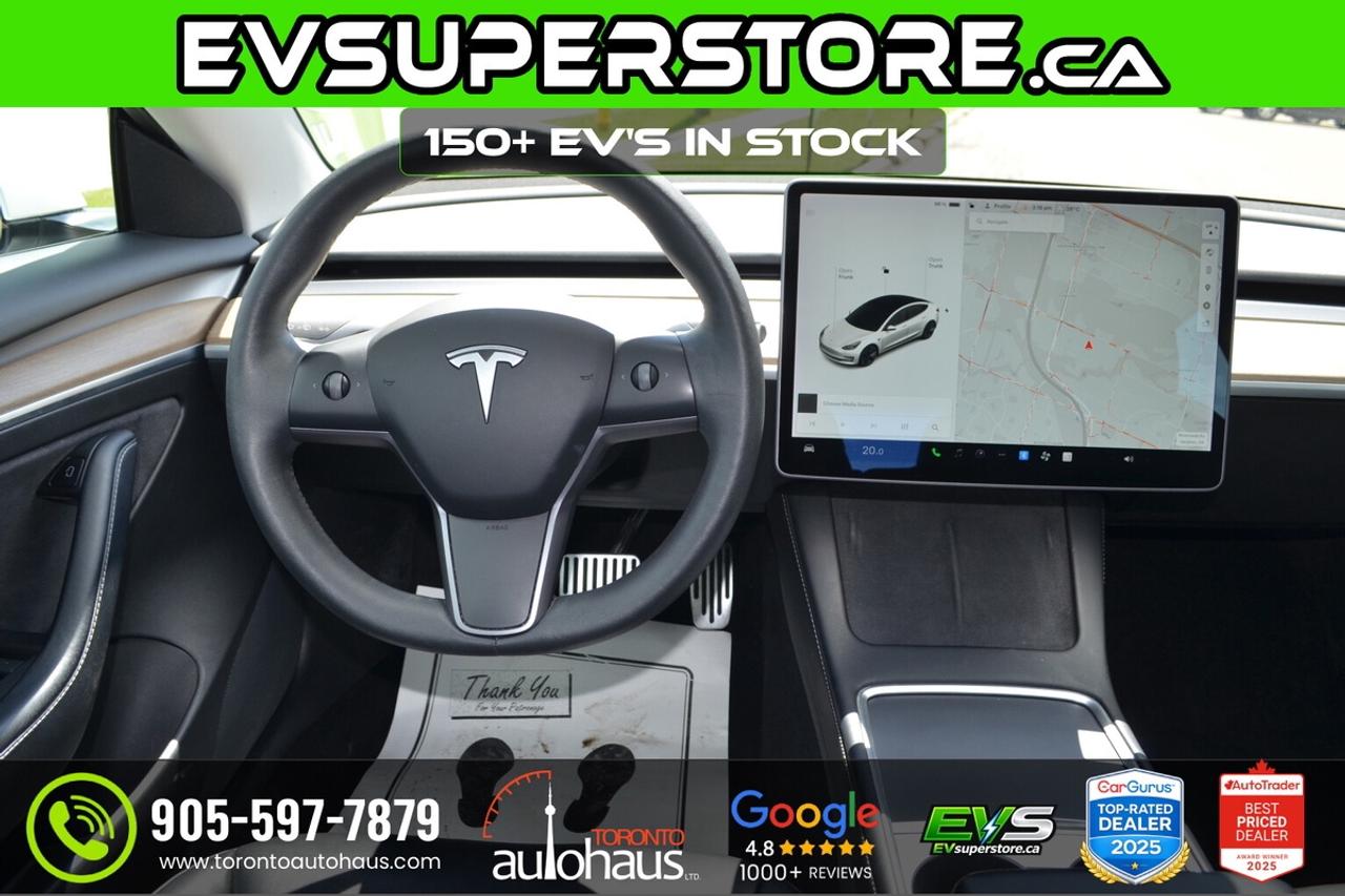 2021 Tesla Model 3 SR+ OVER 100 EV's AT evsuperstore.ca Photo