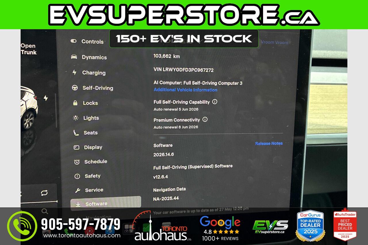 2023 Tesla Model Y 150+ EV's at EVSUPERSTORE.ca Photo