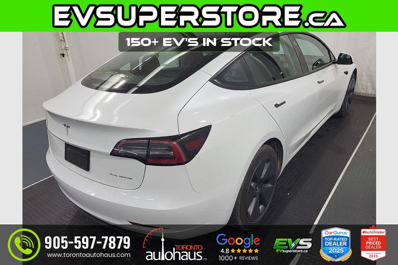 2022 Tesla Model 3 LR AWD I EVSUPERSTORE.CA Photo