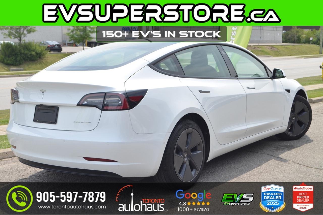 2022 Tesla Model 3 LR AWD I EVSUPERSTORE.CA Photo
