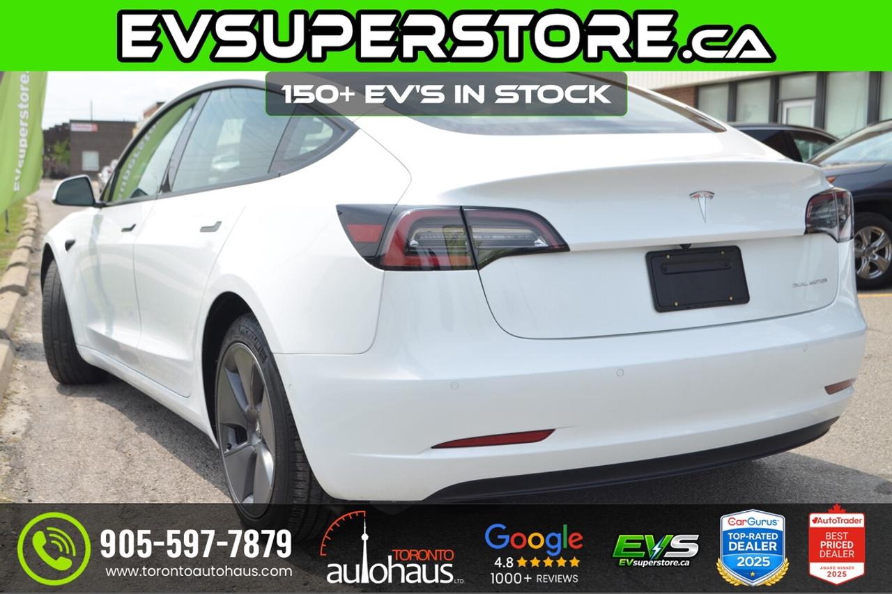 2022 Tesla Model 3 LR AWD I EVSUPERSTORE.CA Photo