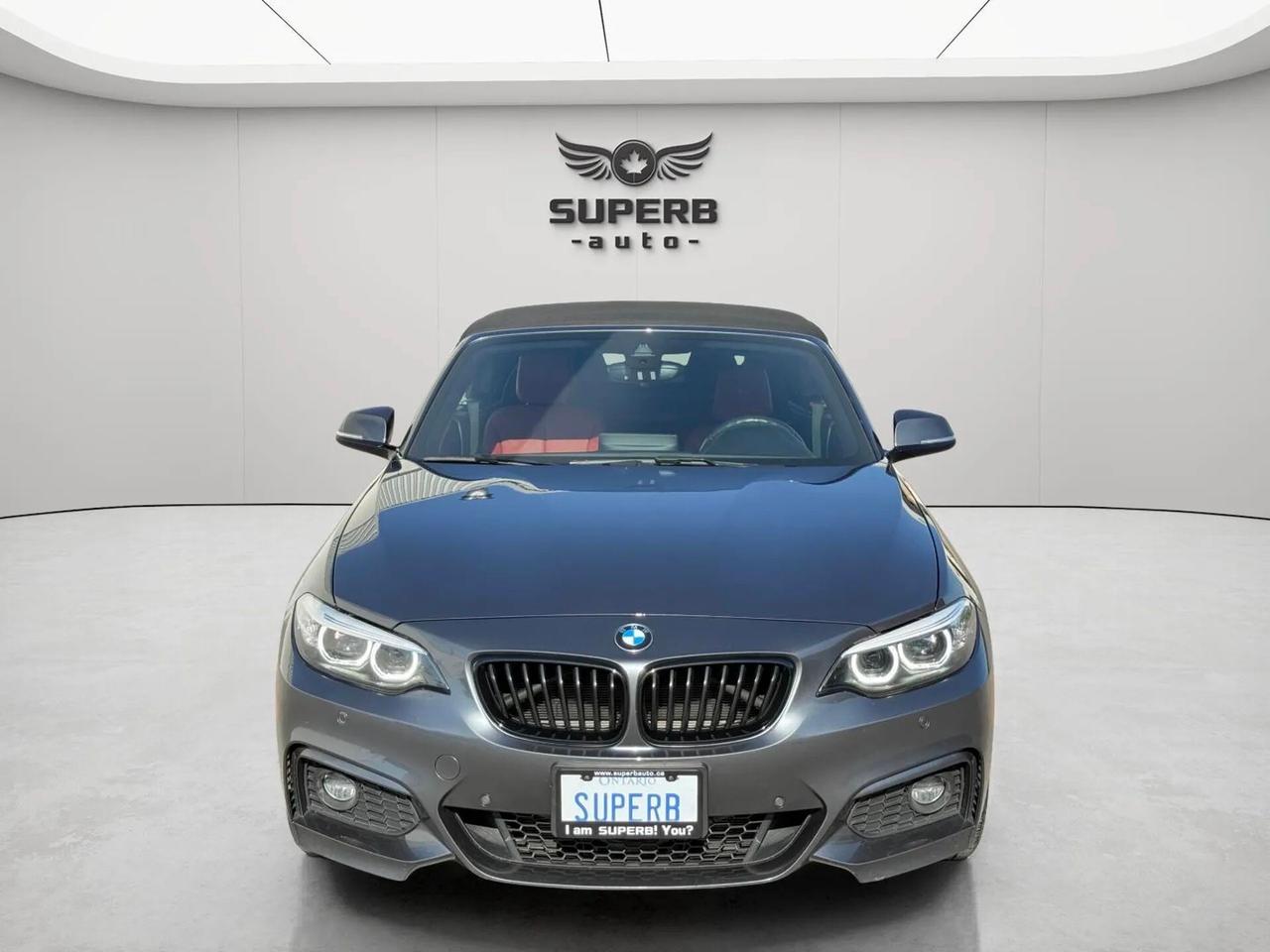 2021 BMW 2-Series 230i   XDRIVE   CONVERTIBLE   M PACKAGE   RED INTE Photo