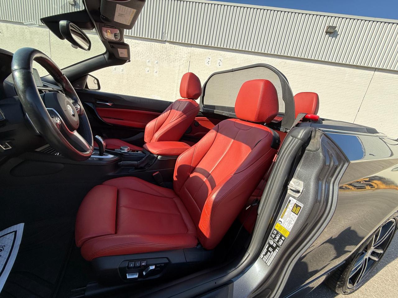 2021 BMW 2-Series 230i   XDRIVE   CONVERTIBLE   M PACKAGE   RED INTE Photo