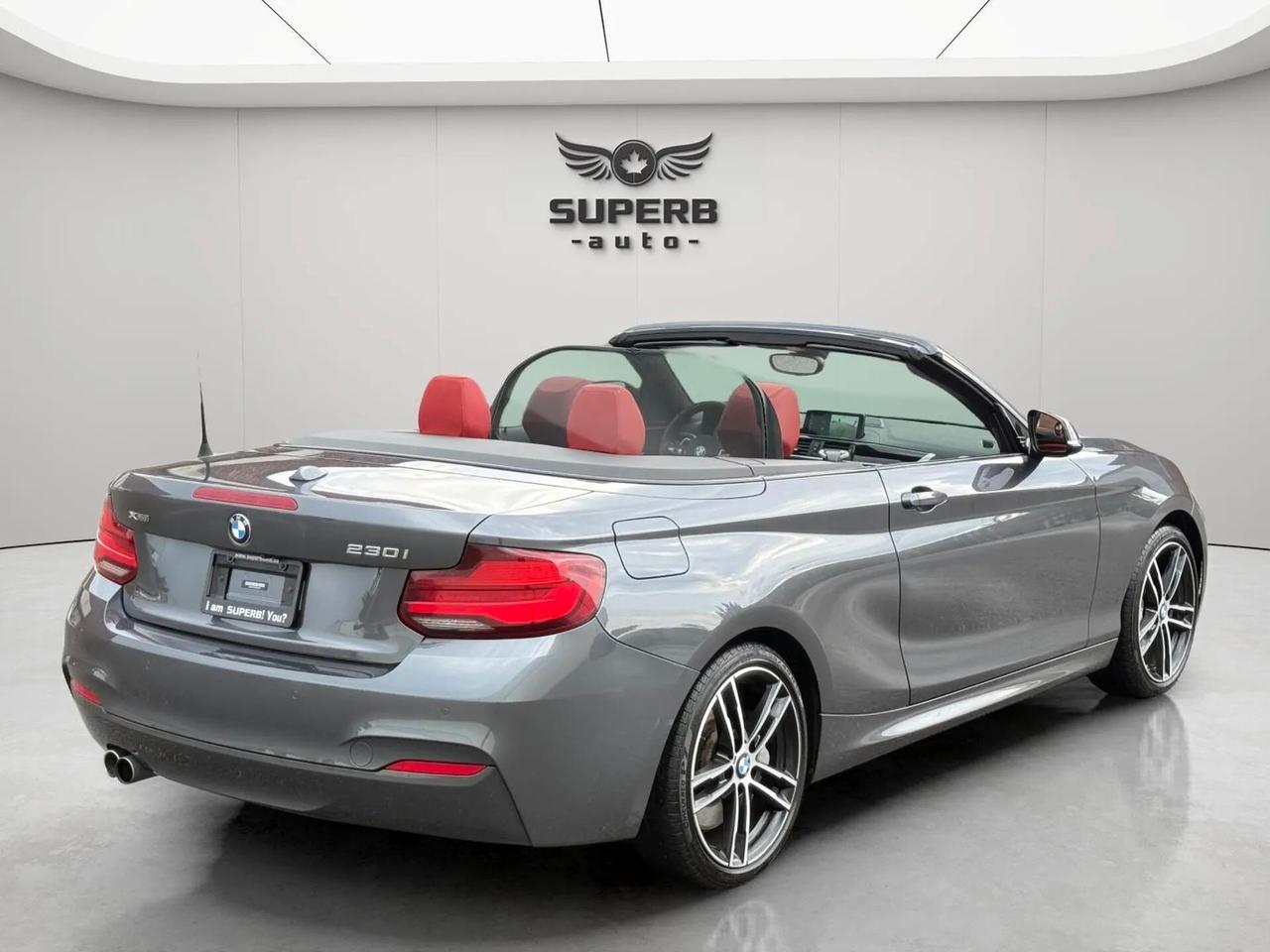 2021 BMW 2-Series 230i   XDRIVE   CONVERTIBLE   M PACKAGE   RED INTE Photo