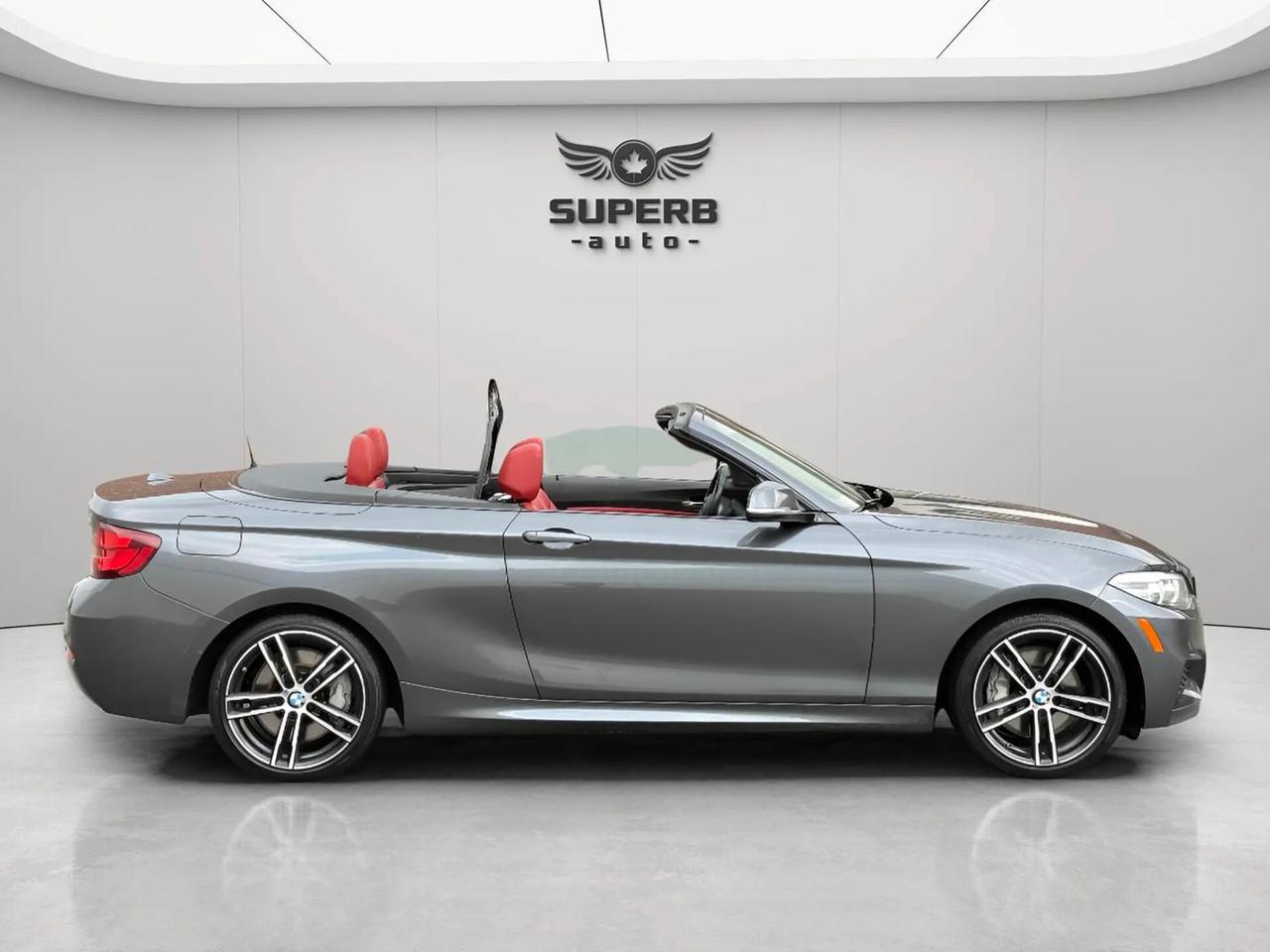 2021 BMW 2-Series 230i   XDRIVE   CONVERTIBLE   M PACKAGE   RED INTE Photo