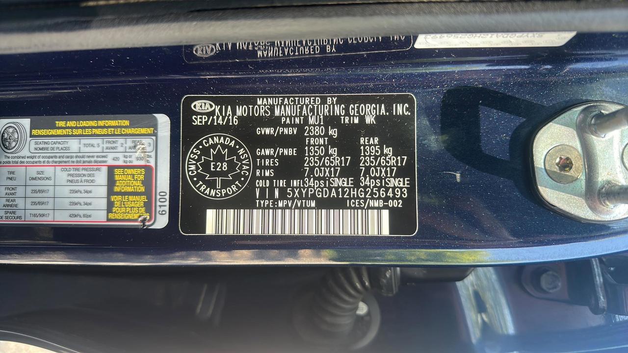 2017 Kia Sorento AWD 4dr LX Turbo Photo