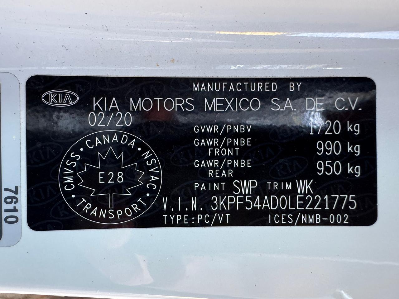 2020 Kia Forte EX+Lane Keep+ApplePlay+BSM+Heated Seats Photo