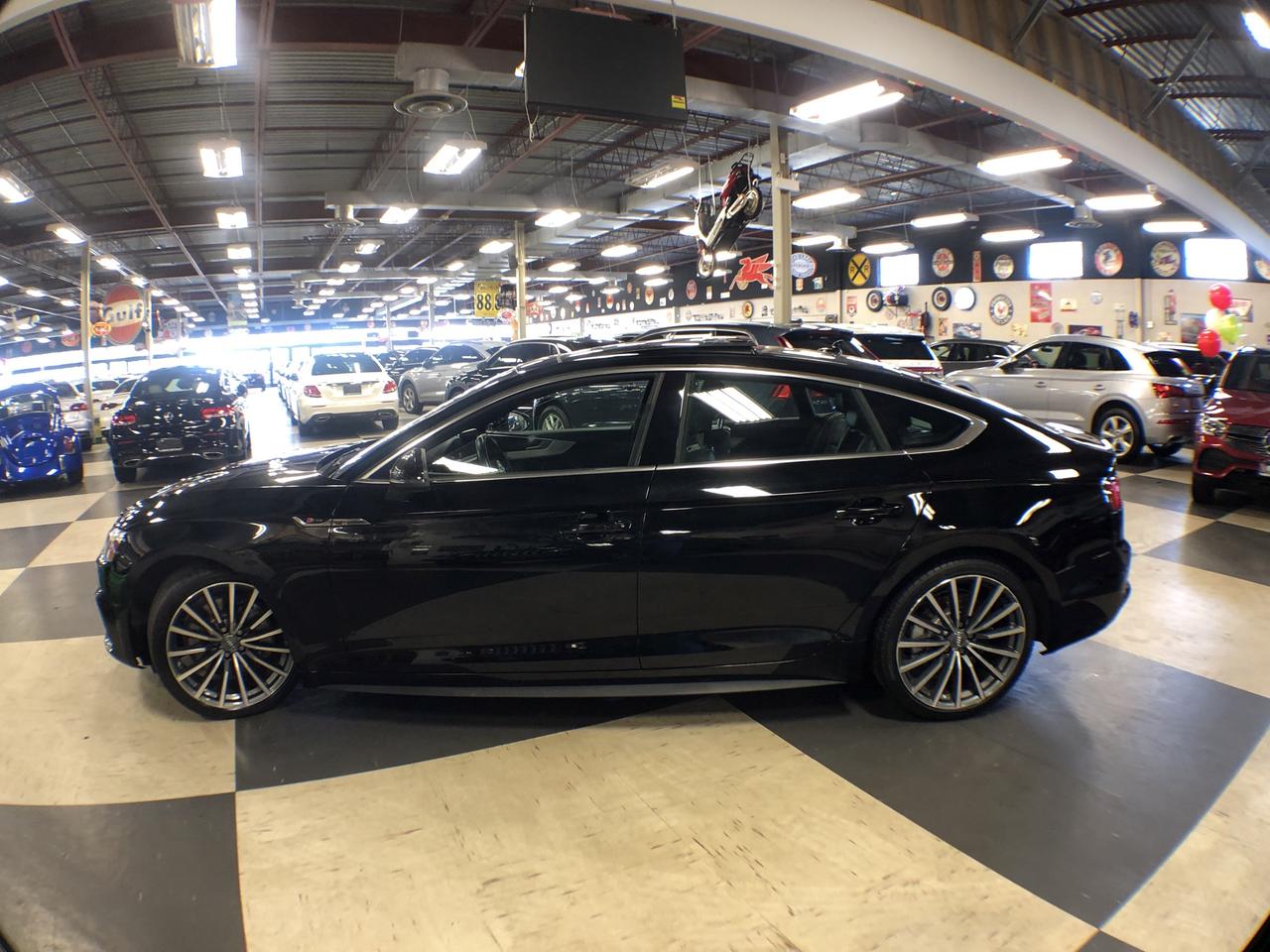 Black 2018 Audi A5 Sportback Sedan Automatic