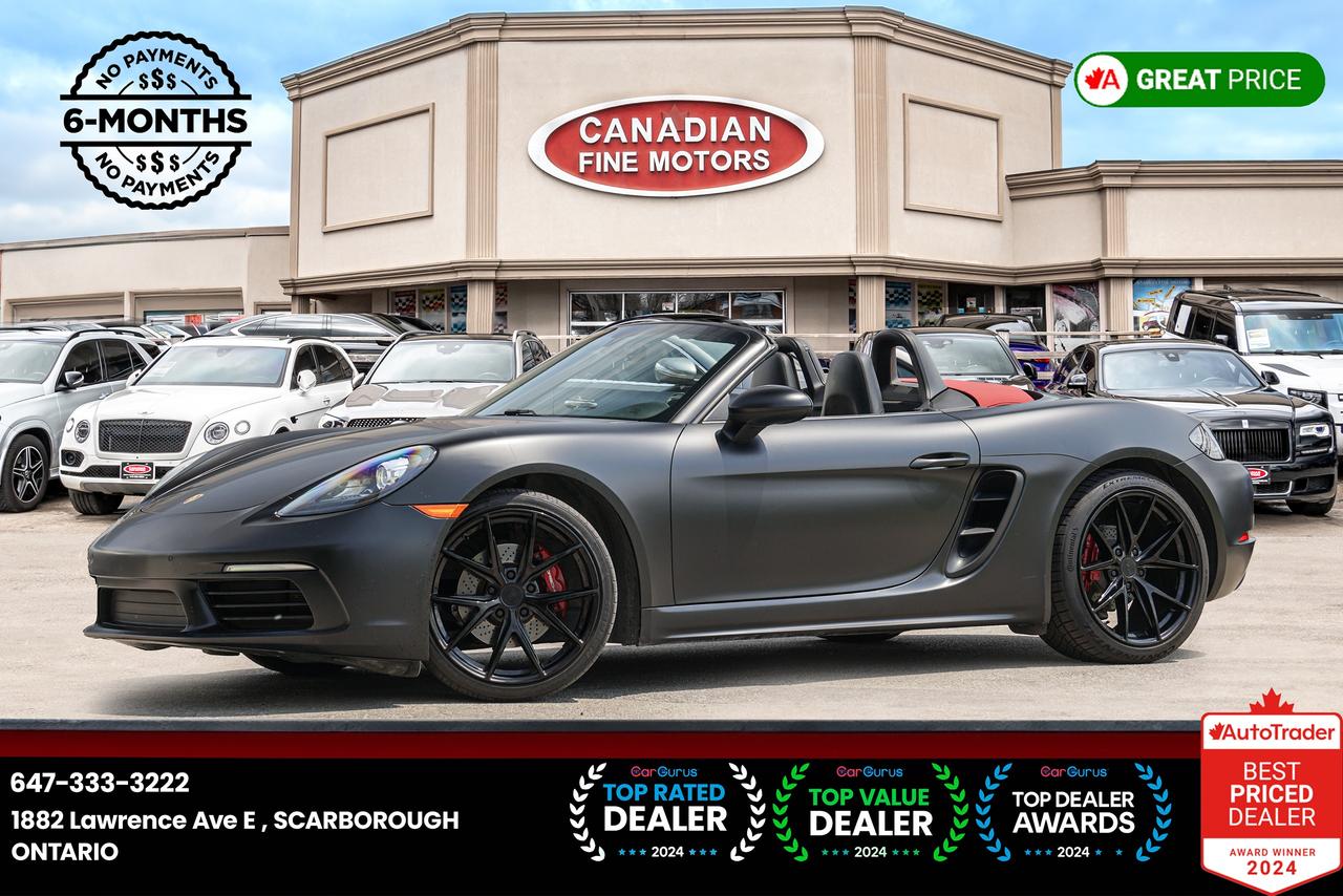2019 Porsche 718 Boxster Roadster COUPE|CONVERTIBLE|RED INT|CAM| - Photo #1