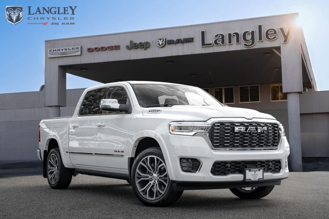 <p><strong>2026 Ram 1500 Tungsten Tungsten 4x4 Crew Cab 5'7" Box</strong></p><p>An ultra-luxurious high-output pickup truck built for heavy pulling and top-tier comfort.</p><ul><li><p><strong>Engine</strong>: High-Output 3.0L Twin-Turbo Hurricane I6 (540 hp, 521 lb-ft torque)</p></li><li><p><strong>Transmission</strong>: 8-speed automatic</p></li><li><p><strong>Drivetrain</strong>: 4x4</p></li><li><p><strong>Max Towing</strong>: Up to 9,150 lbs</p></li><li><p><strong>Key Feature</strong>: 24-way power adjustable front seats with massage</p></li></ul><p>Come book a test drive at Langley Chrysler, conveniently located in Langley, British Columbia.</p>*All new vehicle purchases are plus the PDI accessory installs and any price increases provided by the manufacturer. For trucks the accessories will include wheel locks, spray-in liners, and mud flaps. For all other vehicles, wheel locks are standard, other equipment may apply. Confirm with the dealer.

<p>*All prices are net of all manufacturer incentives and/or rebates and are subject to change by the manufacturer without notice. All prices plus applicable taxes, applicable environmental recovery charges, documentation of $599 and full tank of fuel surcharge of $76 if a full tank is chosen.<br />Other items available that are not included in the above price:<br />Tire & Rim Protection and Key fob insurance starting from $599<br />Service contracts (extended warranties) for up to 7 years and 200,000 kms starting from $599<br />Custom vehicle accessory packages, mudflaps and deflectors, tire and rim packages, lift kits, exhaust kits and tonneau covers, canopies and much more that can be added to your payment at time of purchase<br />Undercoating, rust modules, and full protection packages starting from $199<br />Flexible life, disability and critical illness insurances to protect portions of or the entire length of vehicle loan?im?im<br />Financing Fee of $500 when applicable<br />Prices shown are determined using the largest available rebates and incentives and may not qualify for special APR finance offers. See dealer for details. This is a limited time offer.</p>