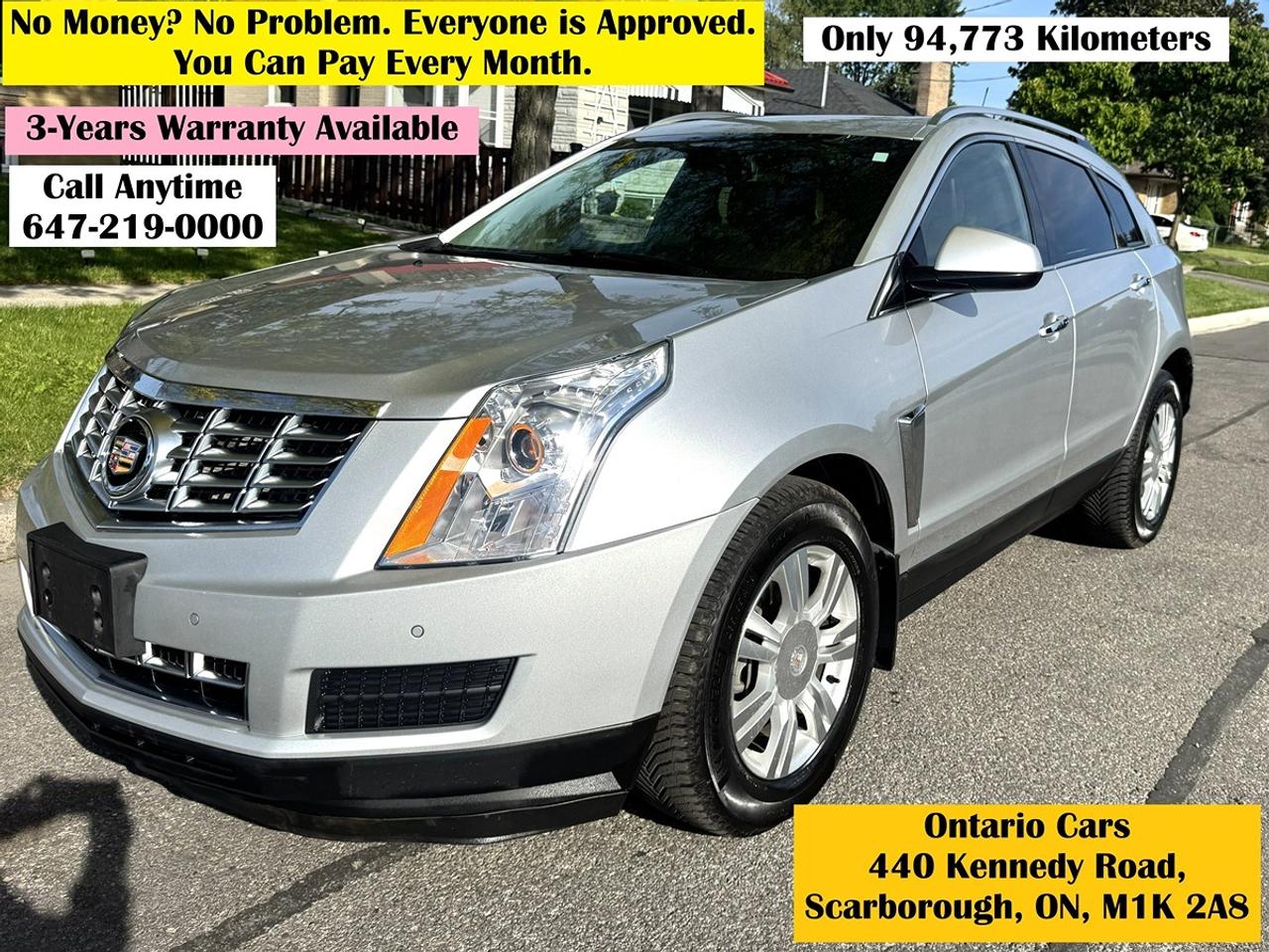 <p>2015 Cadillac SRX&nbsp;<strong>Luxury AWD</strong>&ndash; Excellent Condition |Call Anytime: 📞 647-219-0000 No money? No problem &ndash; Pay monthly! Everyone approved!</p><p>🏢 Ontario Cars &ndash; 440 Kennedy Road, Toronto, ON, M1K 2A8.</p><p>🚗 Only 94,773 km &ndash; Tested & Ready to Drive ✅ Lowest Price on the Market &ndash; 3-Year Warranty Available! ✅ Runs & looks great &ndash; Priced to sell fast!</p><p>Key Features:</p><p>All Wheel Drive</p><p>Leather Interior</p><p>Backup Camera</p><p>Air Conditioning</p><p>Bluetooth / AM-FM Stereo / CD Player</p><p>Fog Lights</p><p>Cruise Control</p><p>Park Sensors</p><p>💼 Why Buy from Us?</p><p>14 years in business</p><p>60% repeat customers or referrals</p><p>All vehicles tested & in mint condition</p><p>Free vehicle history report with every purchase</p><p>🌐 Website:&nbsp;<a href=http://theontariocars.com/ rel=noopener noreferrer nofollow>theontariocars.com</a>&nbsp;👍 Facebook:&nbsp;<a href=http://facebook.com/ontariocar rel=noopener noreferrer nofollow><u>facebook.com/ontariocar</u></a></p><p>📋 Note: HST & licensing extra. All other fees included.</p>