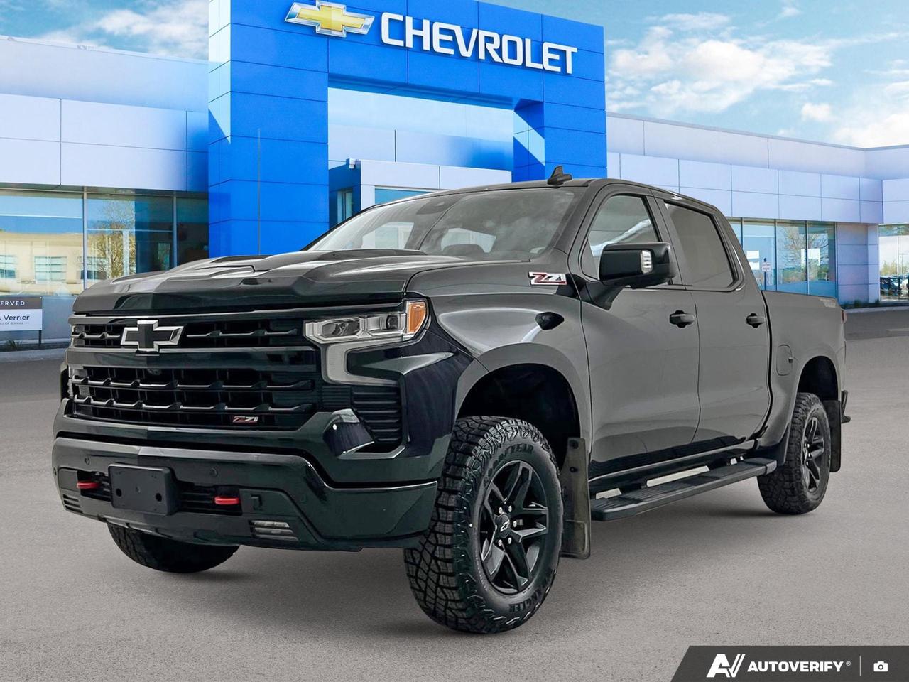 LT Trail Boss Premium Package ($4710) BOSE Sound System | HD Surround Vision | Leather | Power Up/Down Tail Gate | Perimeter Lighting | Spray on Bed Liner | Rear Sliding Power Window | Hitch View | Dual Exhaust

Power Sunroof ($1325)

Dark Essentials Package ($780)
If you want a truck thats built to go beyond the pavement without sacrificing comfort, the 2024 Silverado 1500 LT Trail Boss delivers. With only 31,390 km on the odometer, this Black-on-Jet Black crew cab comes loaded with the Premium Package, Leather Package, and Dark Essentials Package  making it a cut above the standard LT Trail Boss.

Key Features 
- 13.4 Inch Diagonal Touchscreen
- Wireless Apple CarPlay and Wireless Android Auto
- Keyless Open, Start and Lock   
- Push Button Start 
- Remote Start
- Rear Seat Reminder 
- Heated Steering Wheel
- Heated Front Seats
- Power Adjustable Heated Mirrors
- Adaptive Cruise Control 
- Wireless Charging
- Power Sunroof
- 10 Way Power Adjustable Driver Seat 
- HD Surround Vision
- Trailer Provision Camera 


Safety Features 
- Automatic Emergency Braking
- Forward Collision Alert
- Front Pedestrian Braking
- Lane Keep Assist with Lane Departure Warning
- Following Distance Indicator
- Teen Driver Mode
- Rear Cross Traffic Braking
- Rear Pedestrian Alert 
- Trailer Side Blind Zone Alert 


Ready to take the next step? Visit us at Birchwood Chevrolet Buick GMC or explore this truck at birchwoodchevrolet.ca. Book your test drive, start your purchase online, or reach out to our team with any questions  were here to make the process straightforward and worth your time.
All of our quality pre-owned vehicles are delivered with the following:
· a Birchwood Certified 152 pt Inspection
· a full tank of fuel
· Full service records (if available)
· a CARFAX report

Click, call (204) 837-5811, or visit Birchwood Chevrolet Buick GMC at the Birchwood Auto Park, 3965 Portage Avenue West at the Perimeter.

Special Financing Available! Price does not include taxes. Dealer Permit #4240.
Dealer permit #4240